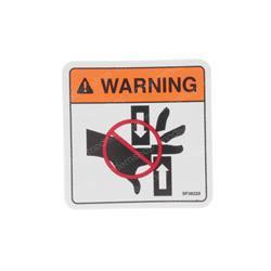 340728: Aftermarket Hyster Decal - Pinch Point