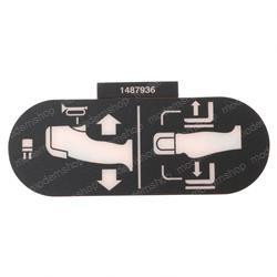 1487936: Aftermarket Hyster Label-multifunc