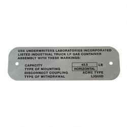 1501259: Aftermarket Hyster Nameplate-lp