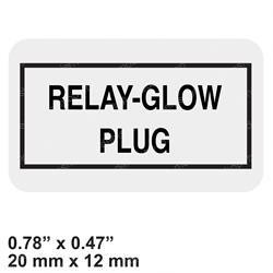 1558222: Aftermarket Hyster Decal - Relay Glow Plug