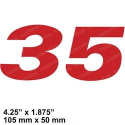1586632: Aftermarket Hyster Model Label In