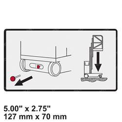 1704582: Aftermarket Gradall Decal Manual Descent For Vp