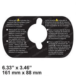 1705910: Aftermarket Gradall Decal Drv/str Instr (eng/