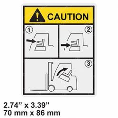 2083689: Aftermarket Hyster Forklift Label