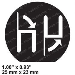 4034934: Aftermarket Hyster Decal - Fork Swing