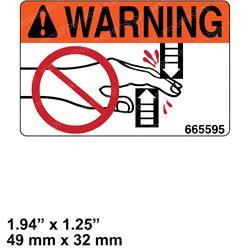 665595: Aftermarket Clark Decal - Pinch Point