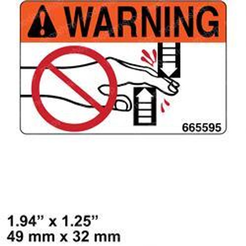 665595: Aftermarket Nissan Forklift Decal - Pinch Point 665595: Aftermarket Nissan Forklift Decal - Pinch Point