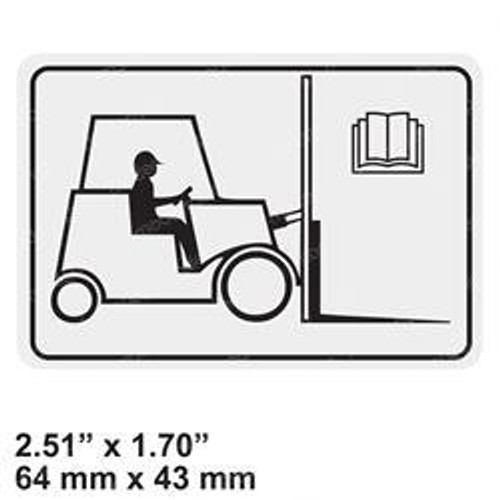102896: Aftermarket Skyjack Decal - Fork Lift Boot 102896: Aftermarket Skyjack Decal - Fork Lift Boot