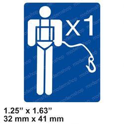 130018: Aftermarket Skyjack Label Harness Anchorage