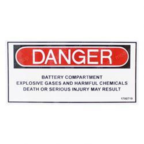 1700719: Aftermarket Gradall Decal Danger