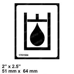 1701504: Aftermarket Gradall Decal - Hyd Oil