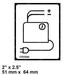 1701644: Aftermarket Gradall Decal - Battery Charger