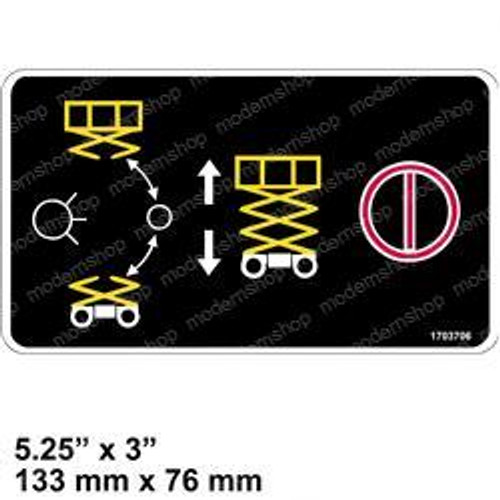 1703706: Aftermarket Jlg Decal - Grnd Control 1703706: Aftermarket Jlg Decal - Grnd Control