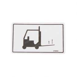 1704016: Aftermarket Gradall Decal - Forklift Location