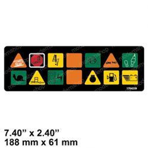 1704239: Aftermarket Gradall Decal - Platform Display 1704239: Aftermarket Gradall Decal - Platform Display