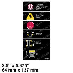 1705686: Aftermarket JLG Decal - Legend