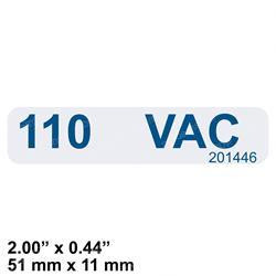 201446: Aftermarket Skyjack Decal - 110 Volt