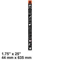 2798235: Aftermarket Clark Forklift Decal - Warning Label