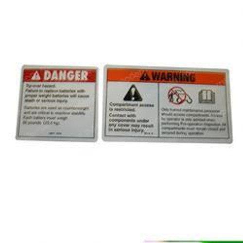 28175: Aftermarket Genie Decal - Caution Compart Access 28175: Aftermarket Genie Decal - Caution Compart Access