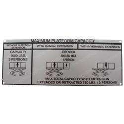 3252233: Aftermarket Gradall Nameplate Cap (dom)