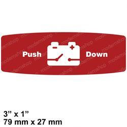 76593-2: Aftermarket Crown Decal - Battery Contact