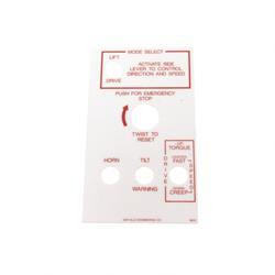 8633: Aftermarket MEC (Mayville Eng) Decal - Control Function Js Rs