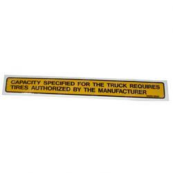 9400928100: Aftermarket Mitsubishi Decal - Specified Tires