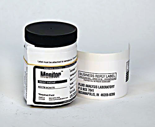 CC2528: Fleetguard Monitor - Basic Lube Oil Engine Analysis Kit With Prepaid Mailer