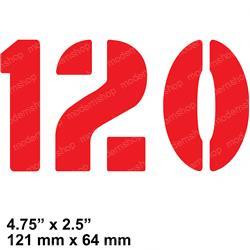 0368477: Aftermarket Hyster Decal - Model 120