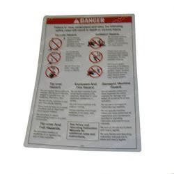 25979: Aftermarket Genie Decal - Safety Rules
