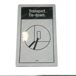 27001: Aftermarket Genie Decal - Transport Tie Down