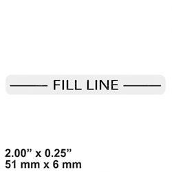 70001027: Aftermarket JLG Decal- Fill Line