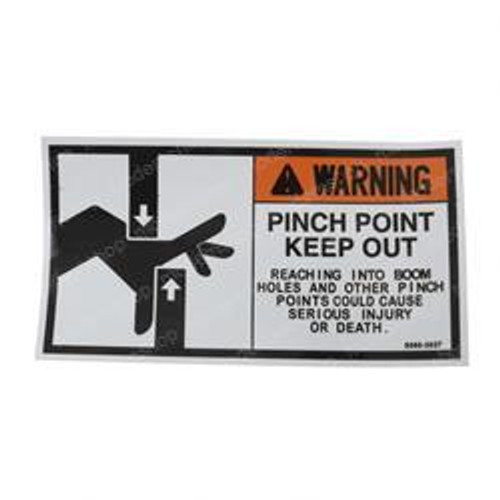 80603037: Aftermarket Gradall Decal - Warning 80603037: Aftermarket Gradall Decal - Warning
