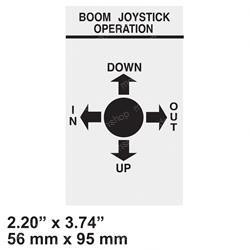 91303047: Aftermarket JLG Decal - Boom Oper