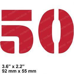 1324323: Aftermarket Hyster Decal - Model 50