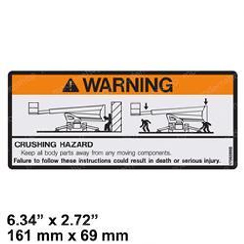 1706099: Aftermarket Gradall Decal Crushing