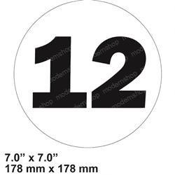 1706167: Aftermarket Gradall Decal Gooseneck 12