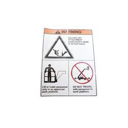1706298: Aftermarket JLG Decal - Carry Personnel