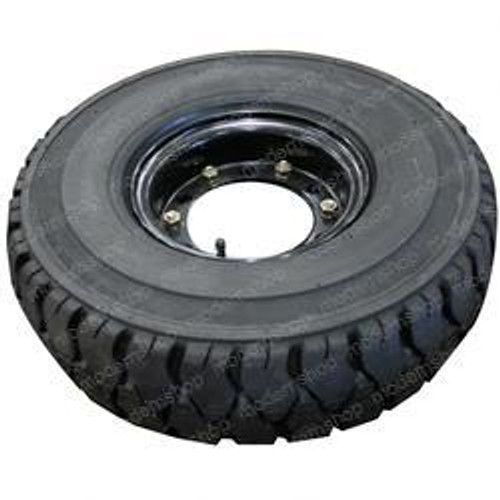 66000346: Aftermarket Yale Forklift Tire+Wheel - Pneumatic 6.00-9