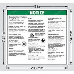 82794: Aftermarket Genie Decal - Oper Inst Platform