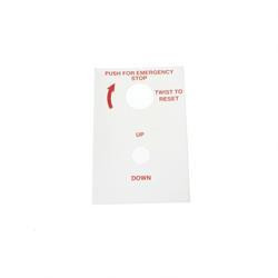 8674: Aftermarket MEC (Mayville Eng) Decal - Base Lift Control