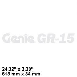 97811: Aftermarket Genie Decal Cosmetic Genie GR-15