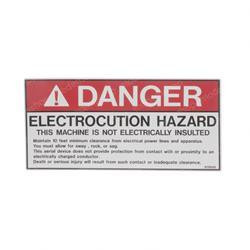 0072530: Aftermarket Snorkel Decal - Elect. Hazard