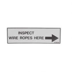 0073667: Aftermarket Snorkel Decal - Wire Rope