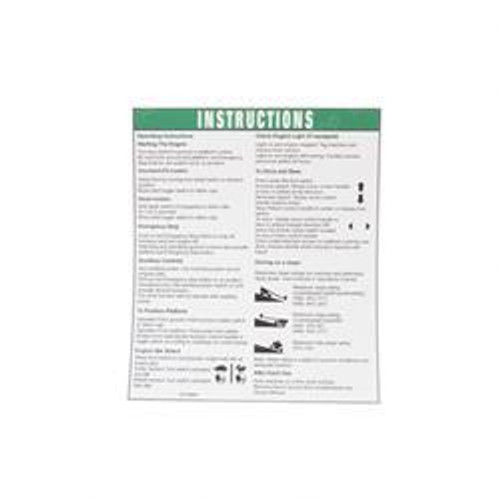 1000014: Aftermarket Genie Decal - Notice Oper Insts60 1000014: Aftermarket Genie Decal - Notice Oper Insts60