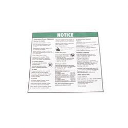 1000191: Aftermarket Genie Decal - Instruction Platform 1000191: Aftermarket Genie Decal - Instruction Platform