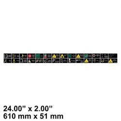 1001108493: Aftermarket JLG Decal - Legend Platform