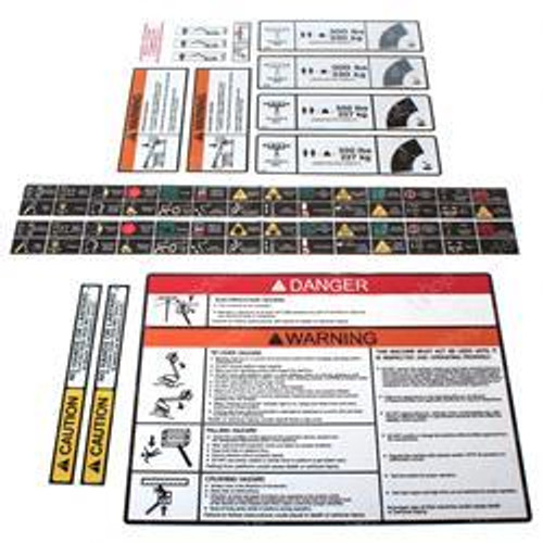 1001108721: Aftermarket Jlg Decal Kit- Platform 1001108721: Aftermarket Jlg Decal Kit- Platform