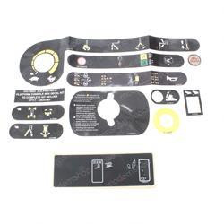 1001109181: Aftermarket Gradall Decal Kit - Platform Console