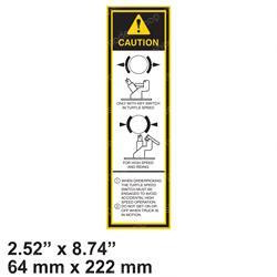 1009093: Aftermarket Caterpillar/Towmotor Decal - Coast Safety